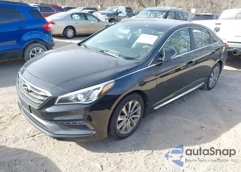 2016 Hyundai Sonata Sport из США, поврежденный, VIN 5NPE34AF1GH294691
